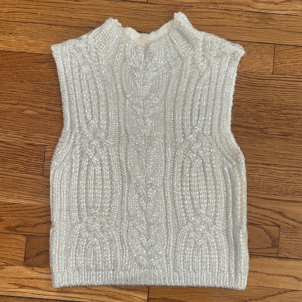 Stark X Ivory Silver Sweater